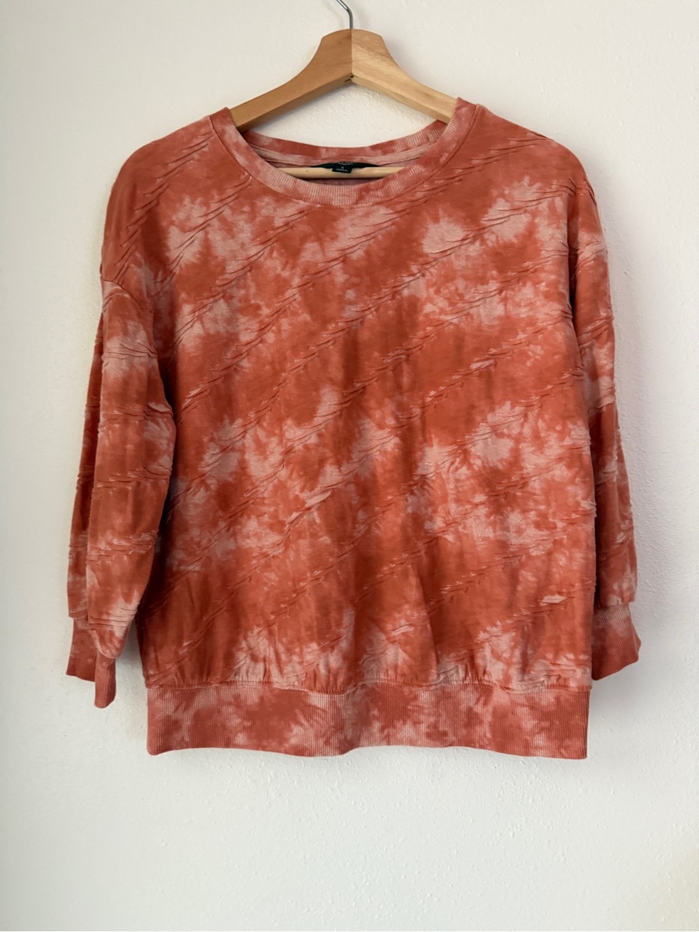 Simply Vera Vera Wang Texture Sweatshirt Size Small